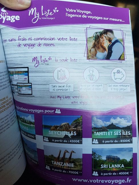 Voyages de noce et vos invités 1