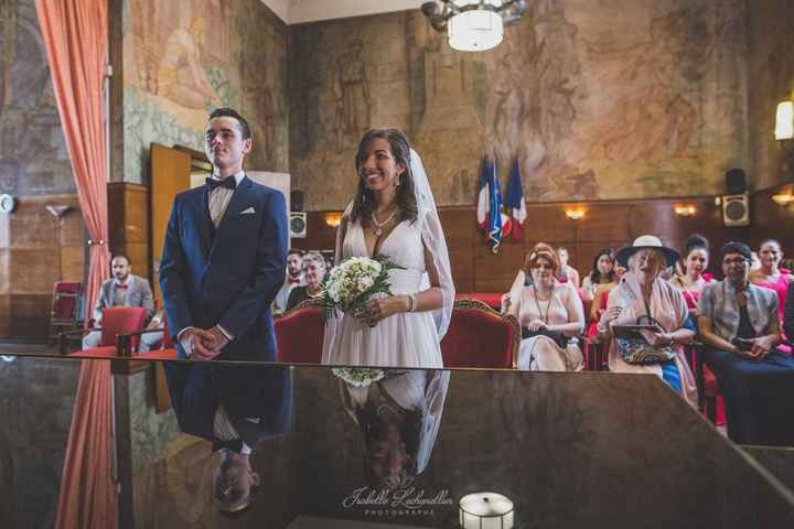 Célébration de notre mariage civil