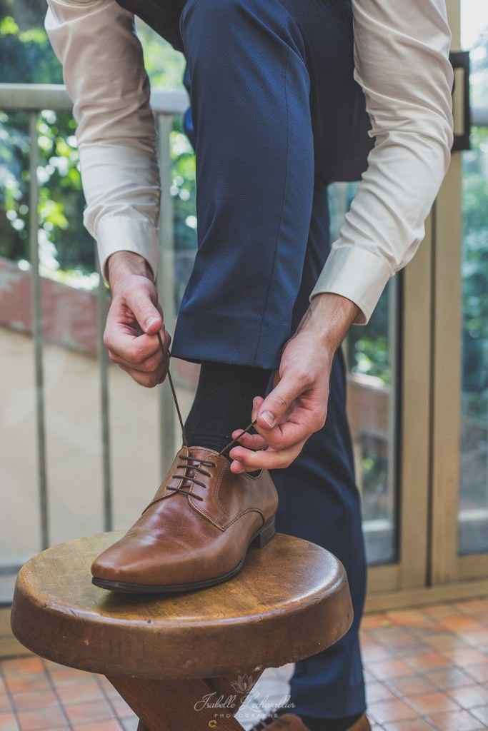 Le laçage des chaussures