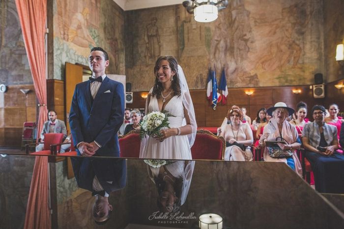 Célébration de notre mariage civil