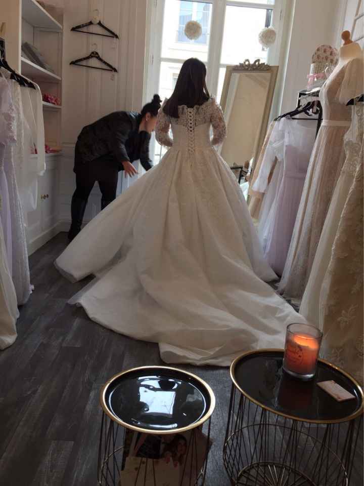 Coiffure avec robe sirène - 2