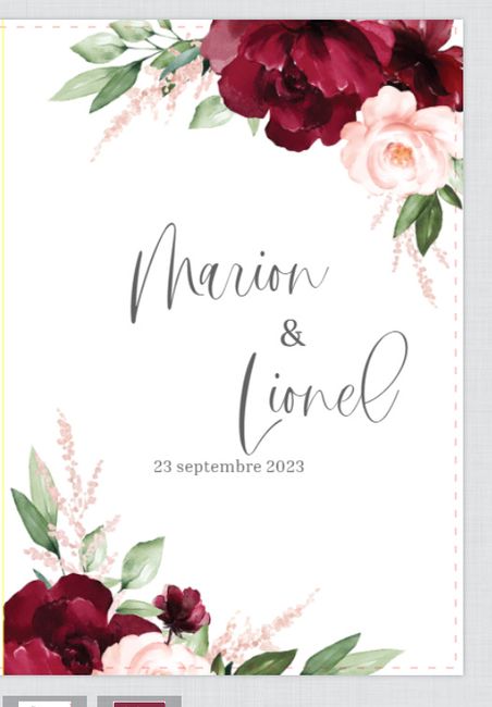 Concours voici mon Faire-part + Marion 1