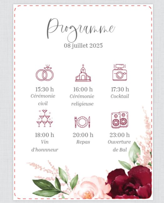 Concours voici mon Faire-part + Marion 3