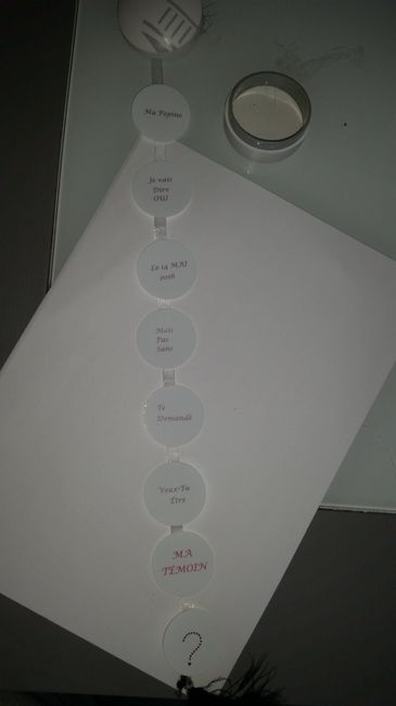 Idées origninale pour demander à être ma témoin ? - 1