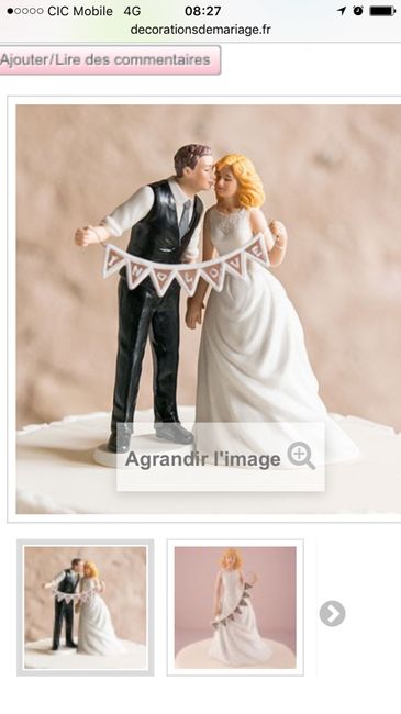 Wedding cake topper - 1