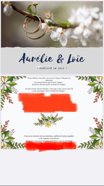 Mon faire-part e-mail fait par moi sur canva - 1