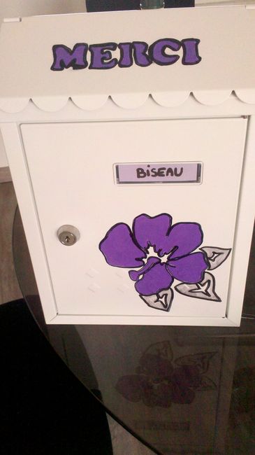 Notre urne après customisation