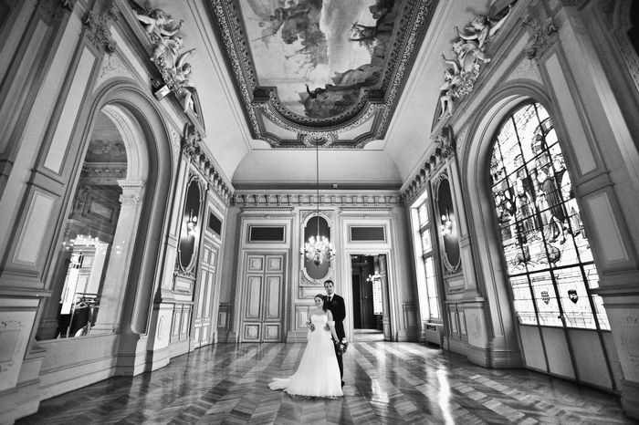Photos de couple à la mairie