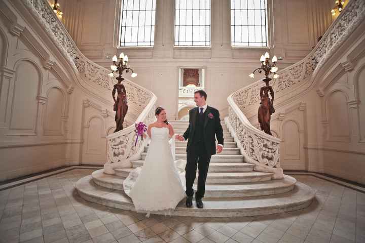 Photos de couple à la mairie