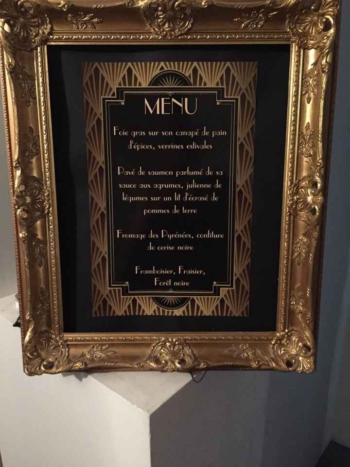 Achat de l'urne + résultat final de la décoration du menu - 4