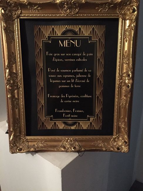 Achat de l'urne + résultat final de la décoration du menu - 4