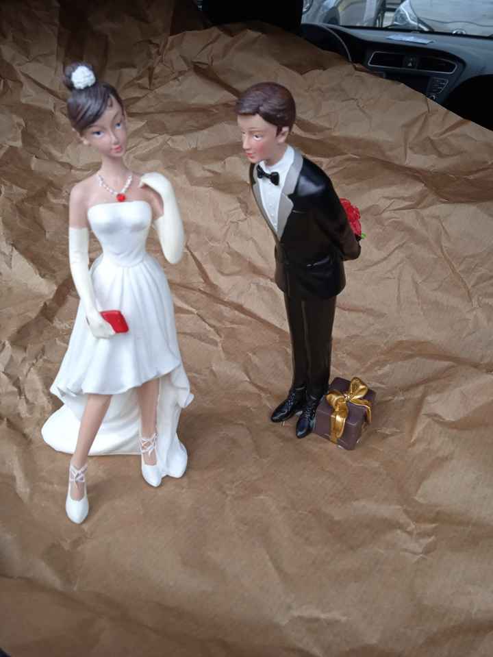 Figurine ou sujet de mariage pour pièce montée - 2