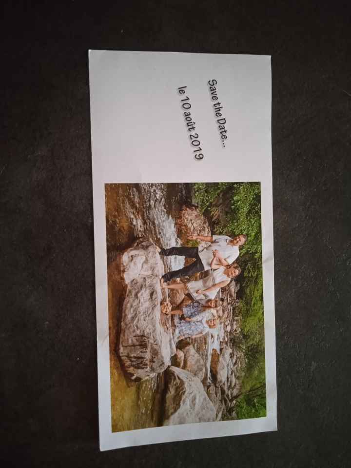 Avez vous envoyé des « save the date »? - 2