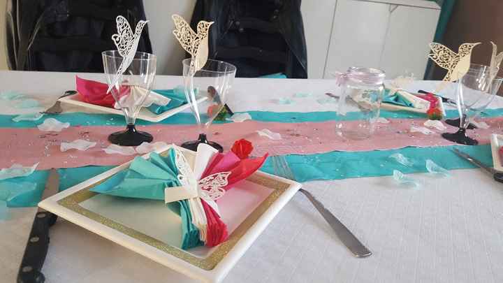 Ma simulation déco de table. - 1