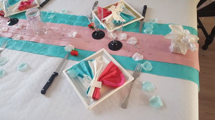 Ma simulation déco de table. - 2