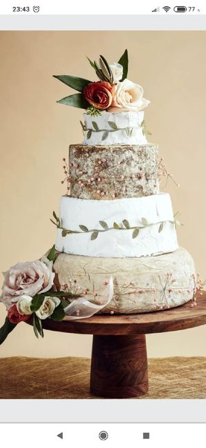 Donne ton ❤️ ou ton 💔 à .... Ce wedding cheese cake ! 1
