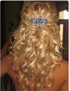 Broche cheveux mariée