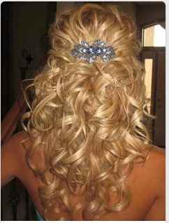 Broche cheveux mariée