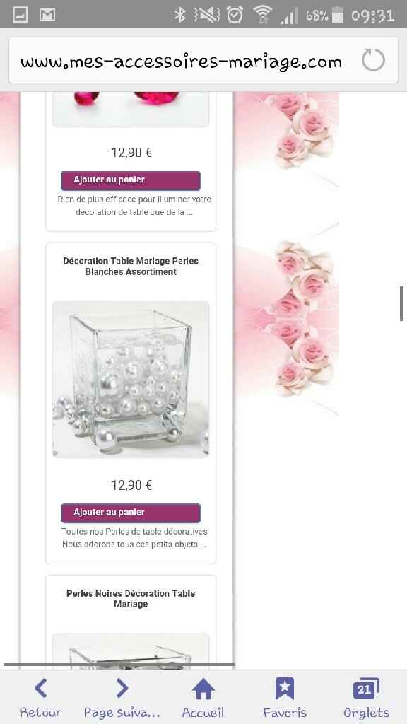 Perles flottantes - 1