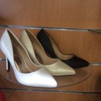 Chaussure blanche pailleté