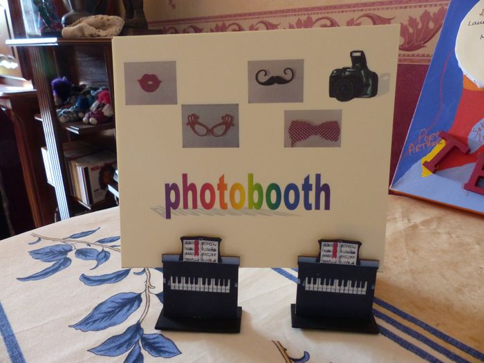 affichette pour photobooth