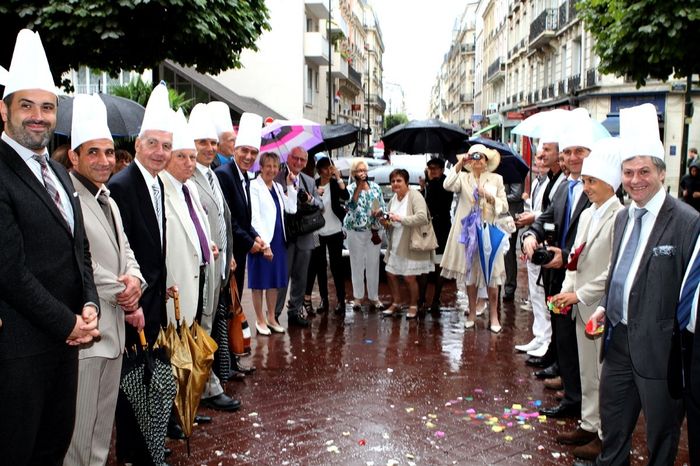 notre haie d'honneur