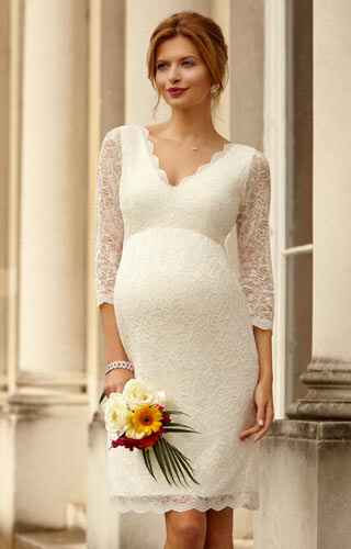  Robes de mariée pour femme enceintes et allaitantes - 15