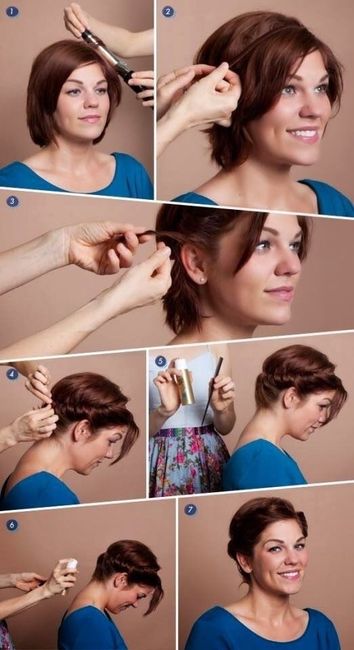 Cheveux courts