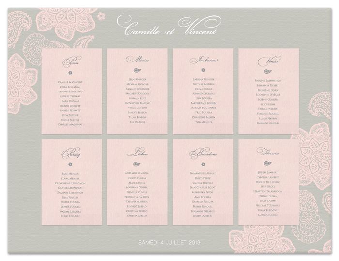 Plan de table - 3