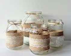 pots dentelle