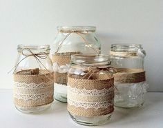 pots dentelle