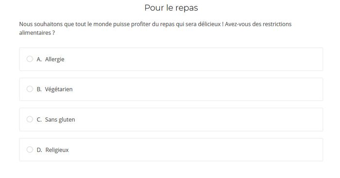 Question sur le site web de mariage sur mariage.net 1