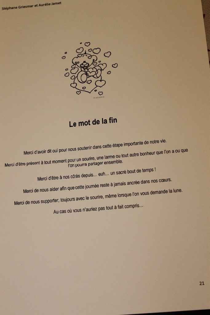 page 21 le mot de la fin