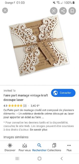 Invitations DIY ou déjà prête ? - 1