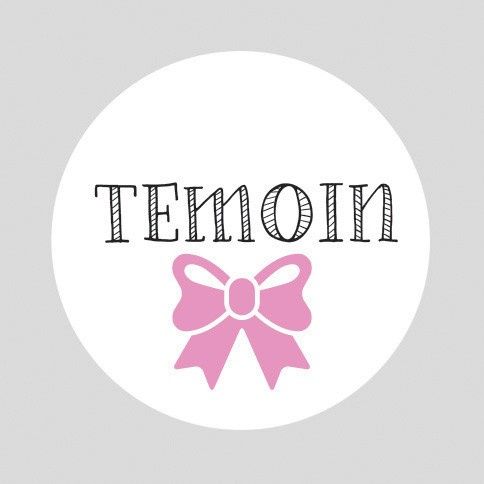 Boutonnière témoin fille