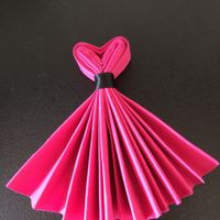 Pliage serviette femme