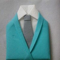 pliage serviette homme