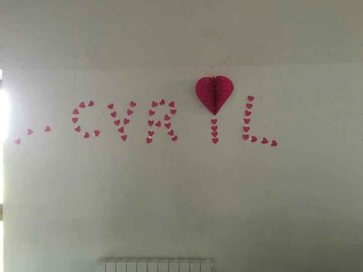 Ma deco de salle de mariage pour mon goûter d honneur - 11