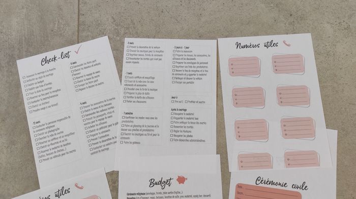 Classeur d'organisation 2