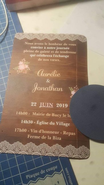 Pochette faire part. - 5