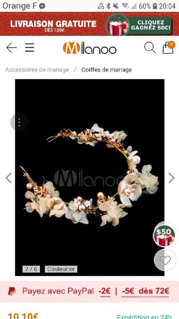 Couronne pour cheveux court. - 1