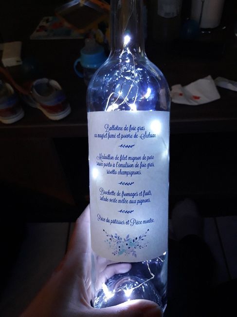 Mes menus bouteille 😍 - 1