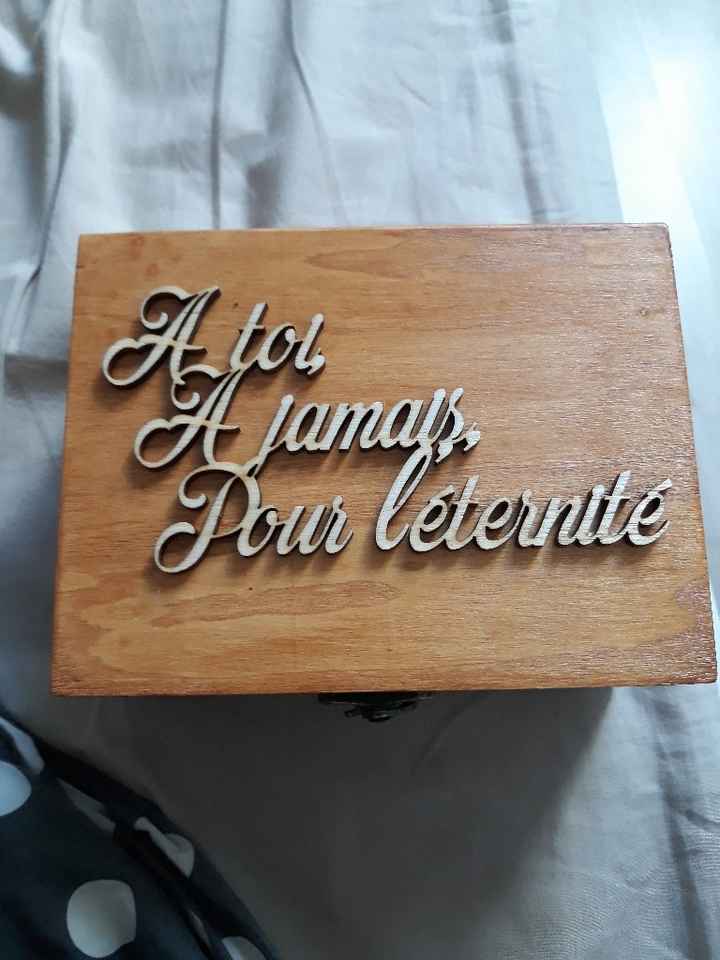 Ma boite à alliances. - 1