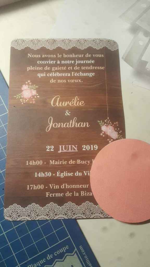 Pochette faire part. - 4
