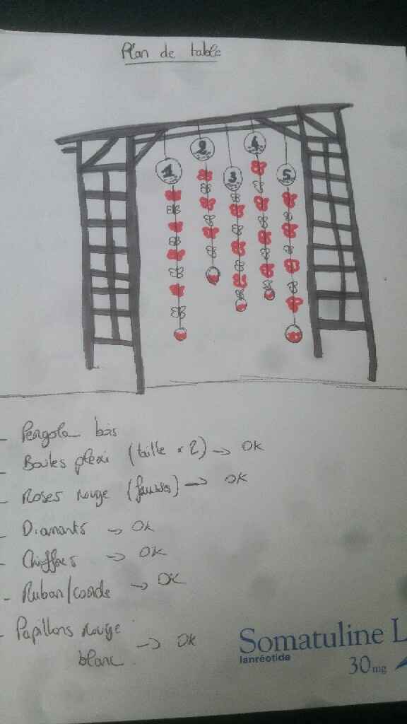 Sur quoi mettez - vous votre plan de table? - 1
