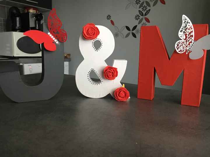 Nos lettres customisées !! je suis fan !! - 1