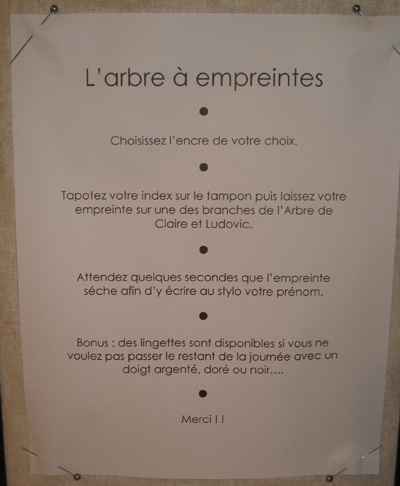 info arbre empreinte