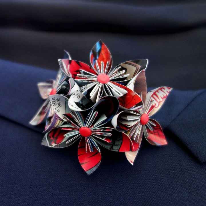 Inspiration Boutonnières pour nos mariés - 12