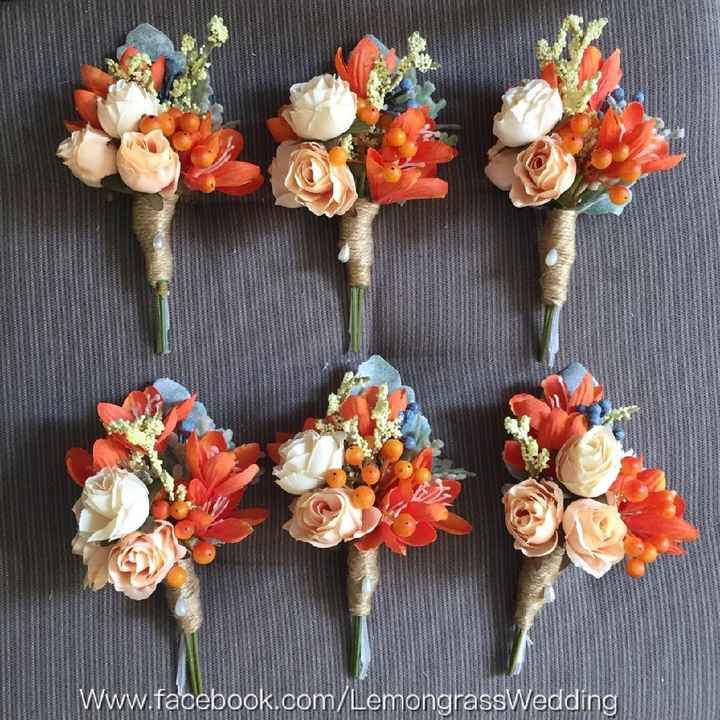 Inspiration Boutonnières pour nos mariés - 20