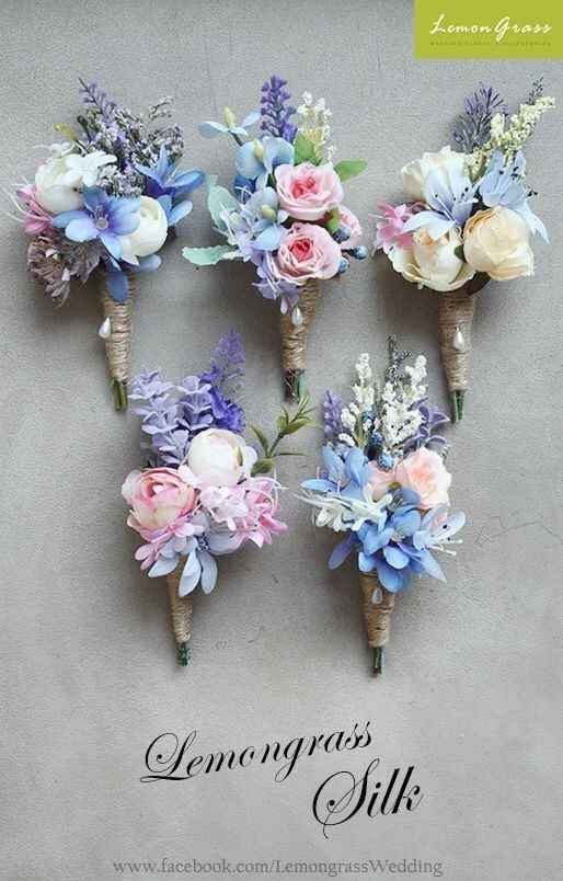 Inspiration Boutonnières pour nos mariés - 23